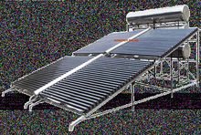 Project hot tub residential Solar Water Heater 