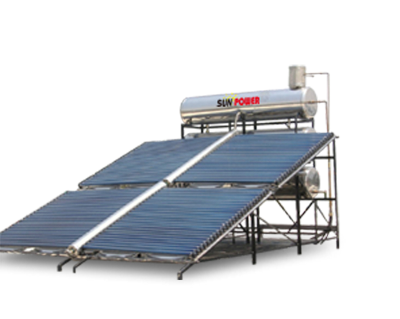 Project Type Commercial Evacuated Tube Solar Water Heater 2