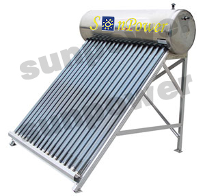 Low Pressure commercial evacuated tube Solar Water Heater