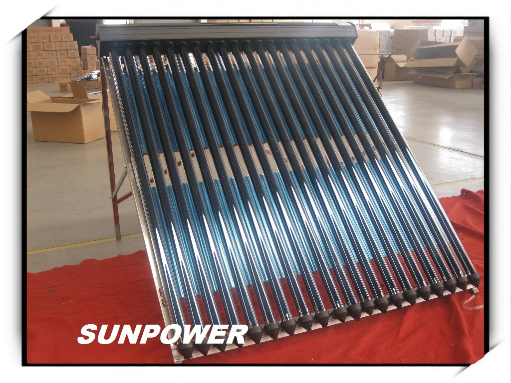 Stainless Steel pressurized heat pipe solar water heater