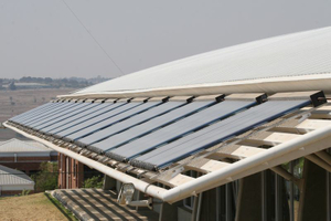 flat plate rooftop heat pipe solar water heater