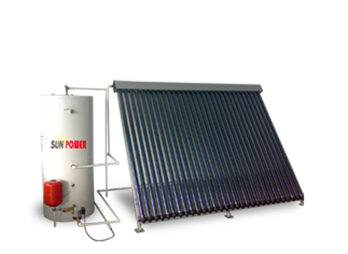 stainless steel heat pipe solar water heater system