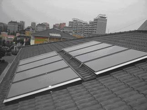 Small Flat Plate Solar Thermal Collector System