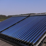 Outdoor Heat Pipe Commercial Solar Water Heater 