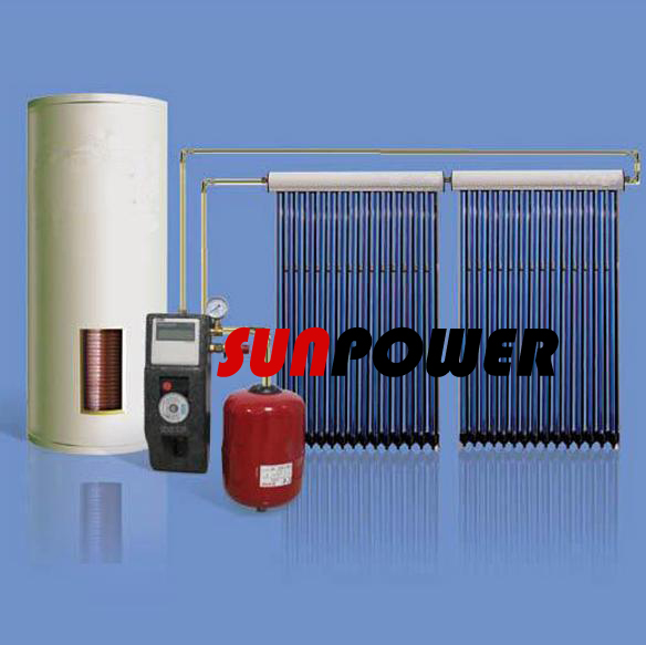 Split Heat Pipe Solar Water Heater System