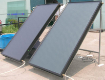 Flat Plate Solar Collector with Tempered Glass
