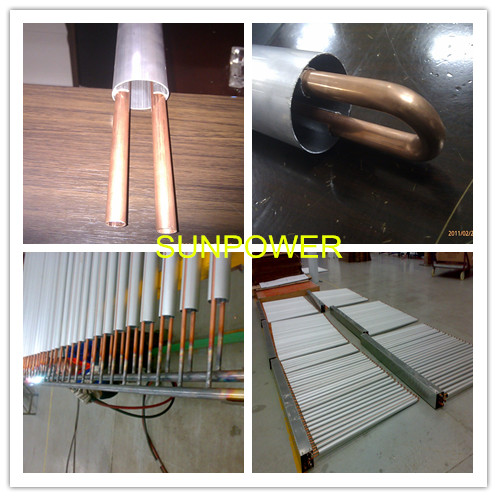 New U Type Solar Water Heater with Highest Heat Efficiency