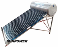 natural Non-pressure heat pipe Solar Water Heater 