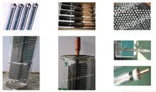 Manifold natural Vacuum tube U pipe Solar collector