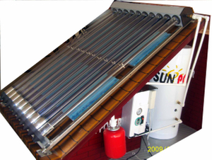 Home Unpressurized Heat Pipe Solar Water Heater 