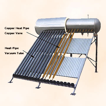 Compact Pressurized heat pipe Solar Water Heater(SPP)