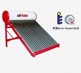 Unpressurized outdoor vacuum tube Solar Water Heater
