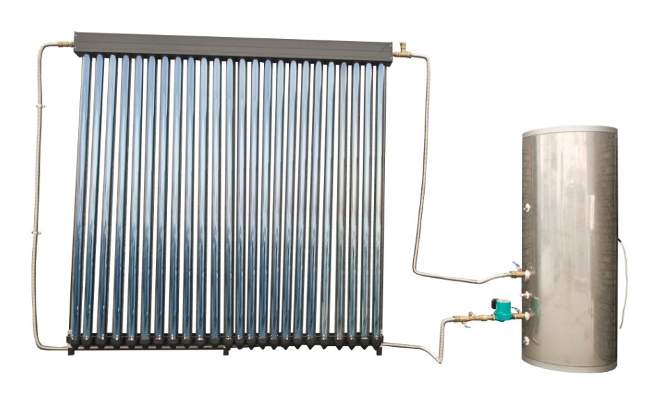 tankless lower pressure heat pipe solar water heater