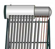 Galvanized Steel Pressurized vacuum tube Solar Water Heater (SPP)