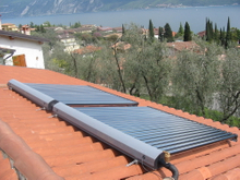 Rooftop Residential Heat Pipe Solar Water Heater