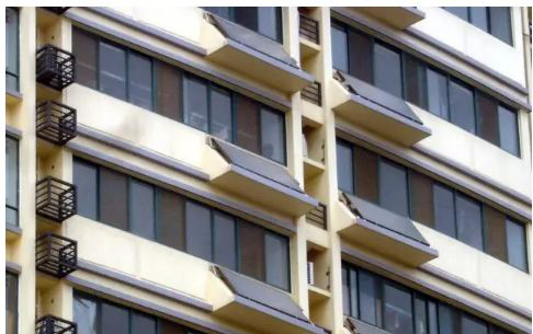 balcony wall-mounted solar water heater