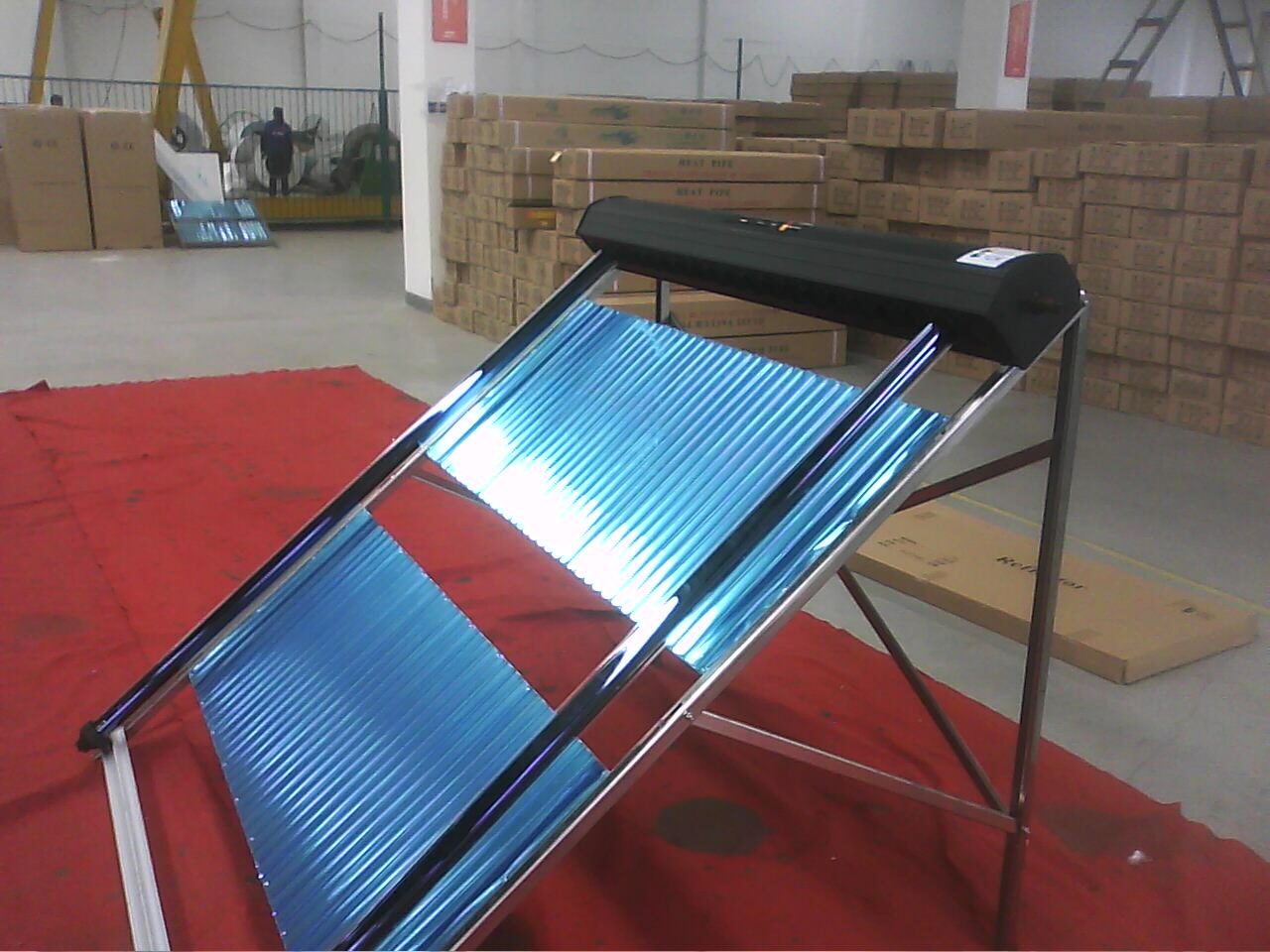 Cheap Pressurized Heat Pipe Solar Water Heater