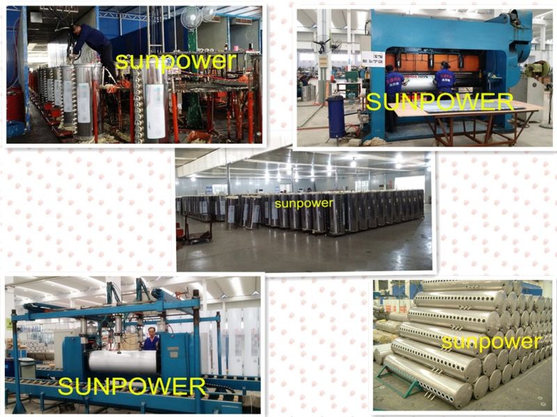 Copper Coil Solar Water Heater (pre-heating solar water heater)